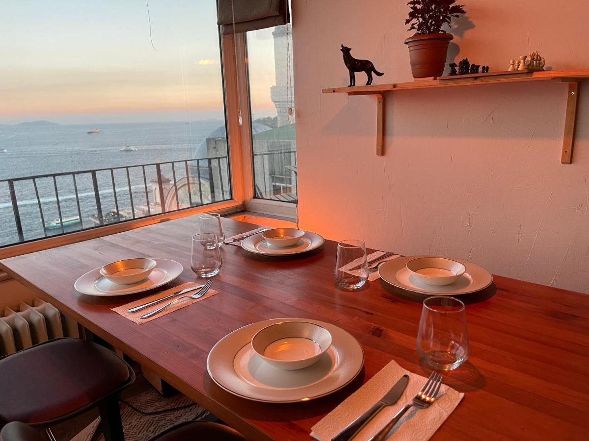 Art Loft , 270* Full Sea View In Cihangir Διαμέρισμα Κωνσταντινούπολη Εξωτερικό φωτογραφία